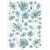 Stamperia A4 rizspapír csom.- Kék virágok - DFSA4893
