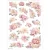 Stamperia A4 rizspapír csom.- Rózsás sarokdíszek - DFSA4901