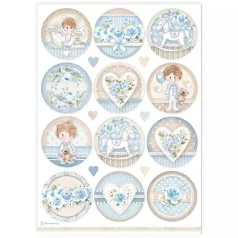 Stamperia A4 rizspapír csom.- Kisfiú - DFSA4906