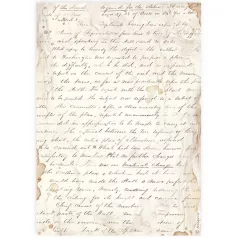 Stamperia A4 rizspapír csom.- Kézírás - DFSA4913