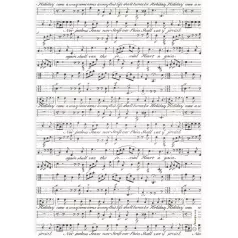 Stamperia A4 rizspapír csom.- Kotta 2 - DFSA4917