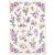 Stamperia A4 rizspapír csom.- Lavender flower pattern - DFSA4881