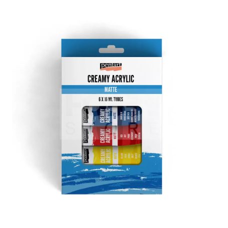 Pentart Krémes akrilfesték szett 6x16 ml (45110)