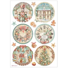   Stamperia A4 rizspapír csom.- The Nutcracker 6 rounds - DFSA4944