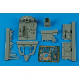 Aires J2M3 Raiden cockpit set for Hasegawa - cockpitkészlet