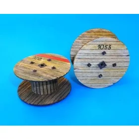 Plus Model Cable reels-small – dioráma kellék makett