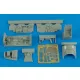 Aires P-38J Lightning cockpit set for Academy - cockpitkészlet