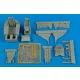 Aires F-100C Super Sabre-early cockpit set TRU - cockpitkészlet, korai változat