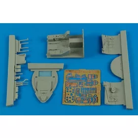   Aires F4U-4 Corsiar cockpit set for Hobby Boss - cockpitkészlet