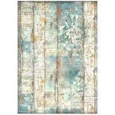   Stamperia A4 rizspapír csom.- Alterego wood background - DFSA4959