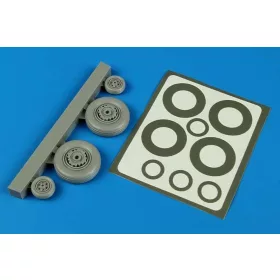 Aires S2F Tracker wheels & p. masks f. Kinetic - kerekek