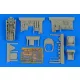 Aires Spitfire Mk.IX cockpit set FOR Eduard - cockpitkészlet