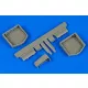 Aires P-40M Kitty Hawk wheel bay for Hobby Bo - futóműakna, HobbyBoss maketthez