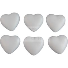 Polisztirol szív 4 cm 30 db/csomag 4651