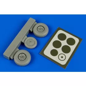   Aires Me 262A/B wheels &paint masks f.HobbyBos - kerekek festőmaszkkal