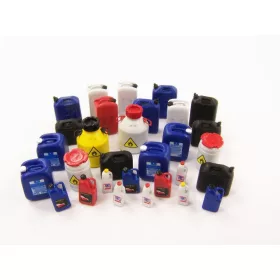 Plus Model Plastic cans – dioráma kellék makett