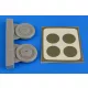 Aires I-153 Chaika wheels & paint masks f.ICM - kerekek festőmaszkkal