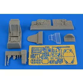  Aires Bf 109G-5 (late)cockpit set f. Eduard - cockpitkészlet, késői változat