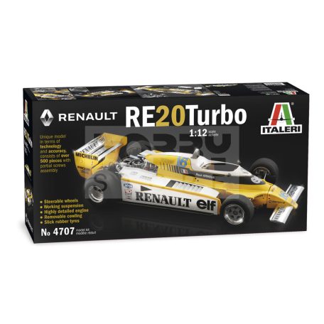 Italeri RENAULT RE 20 Turbo 1:12 autó makett 4707IT