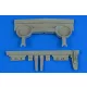 Aires P-40B wheel bay for Airfix - futóműakna