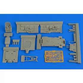 Aires P-40B Warhawk cockpit set for Airfix - cockpitkészlet