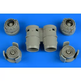   Aires Tornado exhaust nozzles for Revell - hajtómű-fúvócsövek