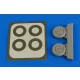 Aires Yak-3 wheels & paint masks - kerekek festőmaszkkal