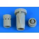 Aires A-4 Skyhawk IDF exhaust nozzles for Hobby Boss - hajtómű-fúvócsövek