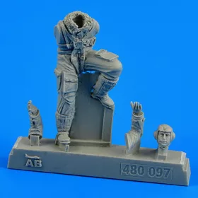   Aerobonus German Luftwaffe pilot WWII f.Bf 109 Lat – figura makett