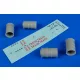Aerobonus US 55 gallon barrels (empty) – 1:48 dioráma kellék makett