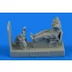 Aerobonus Soviet Woman Pilot WWII with seat f.Po-2 for ICM – figura makett