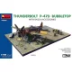 MiniArt Thunderbolt P-47D Bubbletop  w/Base & Accessories. Big Set – 1:48 repülőgép makett