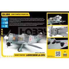 Zvezda La-5FN Soviet Fighter w/interior makett 1:48 (4801Z)