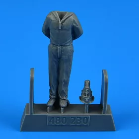   Aerobonus Kriegsmarine WWII Ceremony - Sailor for German Submarine U-Boat Type VIIC – 1:48 figura (480230) makett