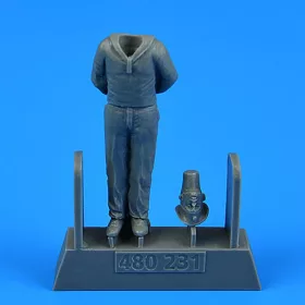   Aerobonus Kriegsmarine WWII Ceremony - Sailor for German Submarine U-Boat Type VIIC – 1:48 figura (480231) makett