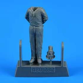   Aerobonus Kriegsmarine WWII Ceremony-Sailor f.German Submarine U-Boat TypeVIIC f.Trumpeter – 1:48 figura (480232) makett