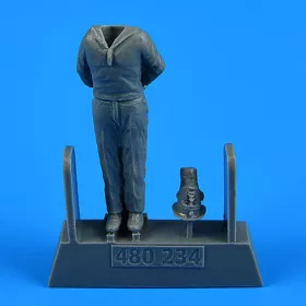   Aerobonus Kriegsmarine WWII Ceremony-Sailor f.German Submarine U-Boat TypeVIIC f.Trumpeter – 1:48 figura (480234) makett