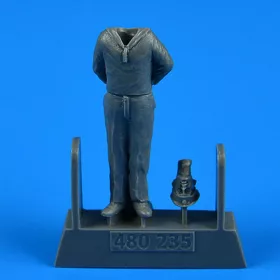   Aerobonus Kriegsmarine WWII Ceremony-Sailor f.German Submarine U-Boat TypeVIIC f.Trumpeter – 1:48 figura (480235) makett