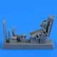 Aerobonus Soviet Fighter Pilot with ejection seat for MiG-19 Farmer for Trumpeter/Eduard – figura makett