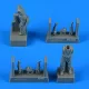 Aerobonus German WWII Pilot & Radioman for Fokker G-1 – figura makett
