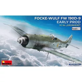   MiniArt Focke-Wulf Fw 190D-9 Early Prod. JG 54 Grünherz Basic Kit. – 1:48 repülőgép makett