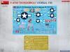 MiniArt P-47M Thunderbolt. Dorsal Fin. Advanced Kit – 1:48 repülőgép makett