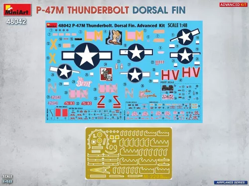 MiniArt P-47M Thunderbolt. Dorsal Fin. Advanced Kit – 1:48 repülőgép makett