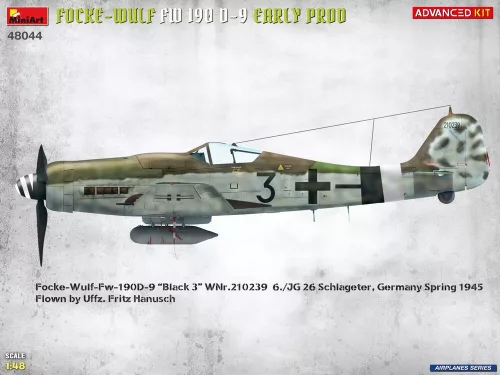MiniArt Focke-Wulf Fw 190D-9 Early Prod. Advanced Kit – 1:48 repülőgép makett