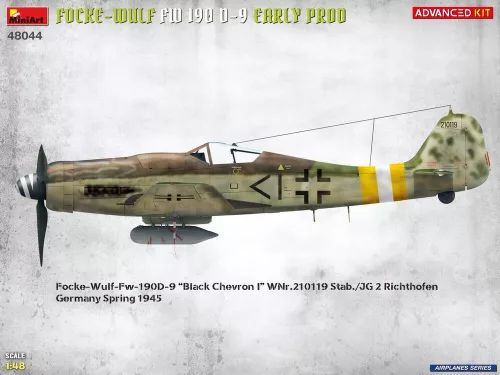 MiniArt Focke-Wulf Fw 190D-9 Early Prod. Advanced Kit – 1:48 repülőgép makett