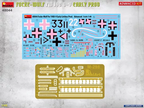 MiniArt Focke-Wulf Fw 190D-9 Early Prod. Advanced Kit – 1:48 repülőgép makett