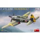 MiniArt P-47D-22RE Thunderbolt. French Service. Basic Kit – 1:48 repülőgép makett