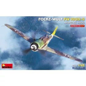   MiniArt Focke-Wulf Fw 190D-9. Mimetall Prod. Advanced Kit – 1:48 repülőgép makett