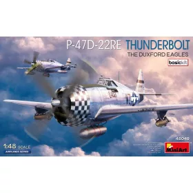   MiniArt P-47D-22RE Thunderbolt. The Duxford Eagles. Basic Kit – 1:48 repülőgép makett