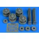 Aires B-17G flying fortress engine set for HK Model - motorkészlet